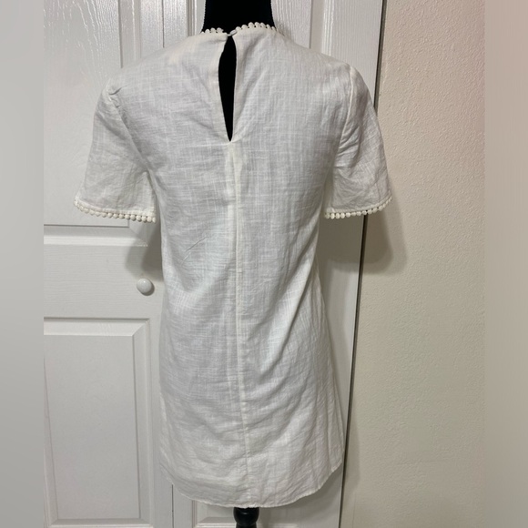 Loveriche for Anthropologie white dress with tassels size S - Picture 2 of 7